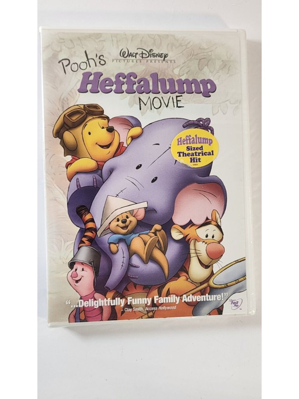 NEW! DISNEY'S POOH'S HEFFALUMP MOVIE DVD WINNIE THE POOH FUN FAMILY ADVENTURE